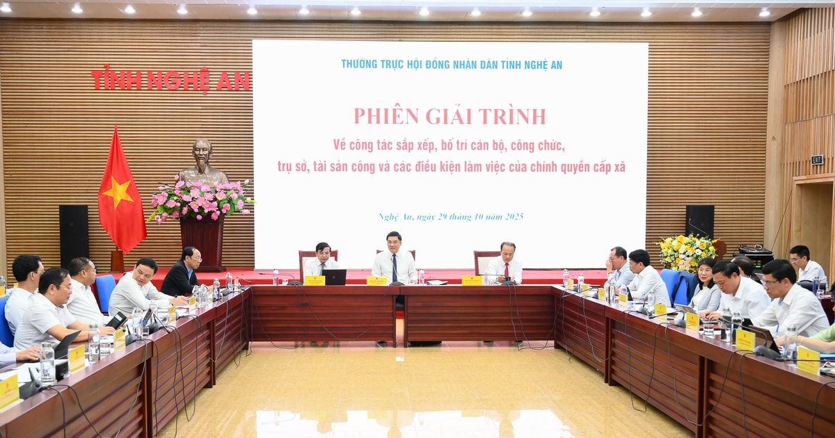 Thường trực HĐND tỉnh tổ chức phiên giải trình về công tác sắp xếp, bố trí cán bộ, tài sản công và các điều kiện làm việc của chính quyền cấp xã