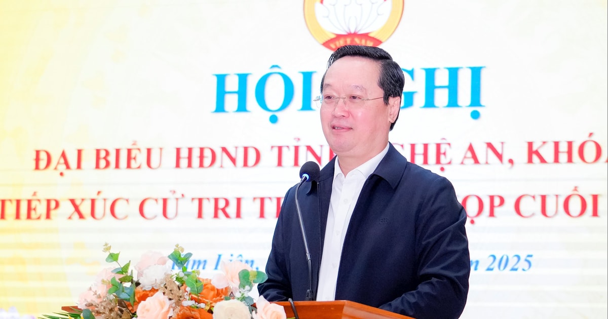 Bí thư Tỉnh ủy Nguyễn Đức Trung tiếp xúc cử tri xã Kim Liên