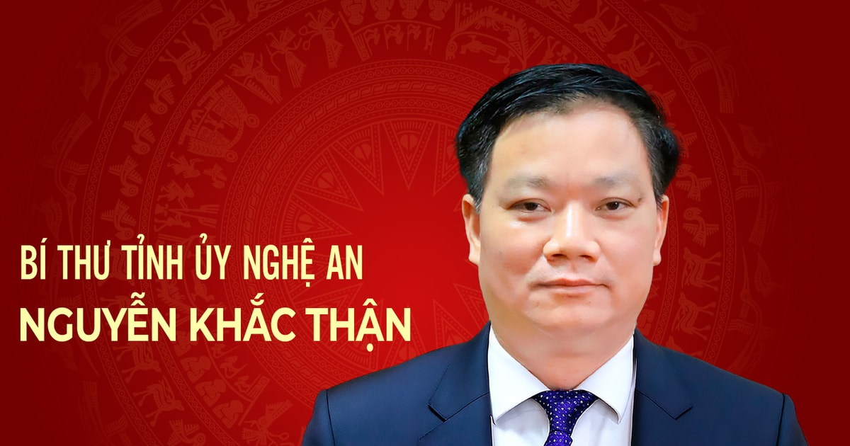Infographic: Chân dung Bí thư Tỉnh ủy Nghệ An Nguyễn Khắc Thận
