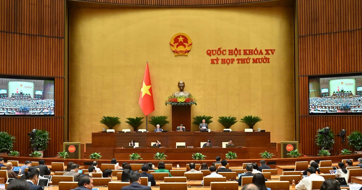 Quốc hội chốt mục tiêu tăng trưởng năm 2026 từ 10% trở lên, GDP bình quân đầu người khoảng 5.400-5.500 USD