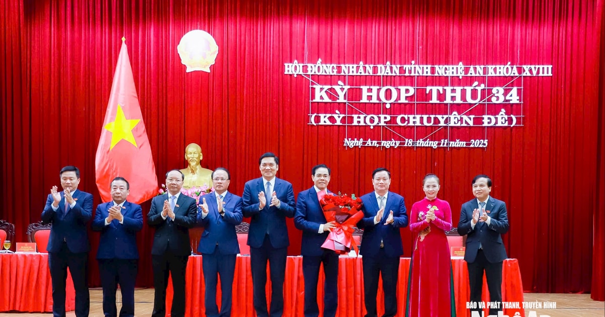 Đồng chí Võ Trọng Hải được bầu giữ chức Chủ tịch UBND tỉnh Nghệ An