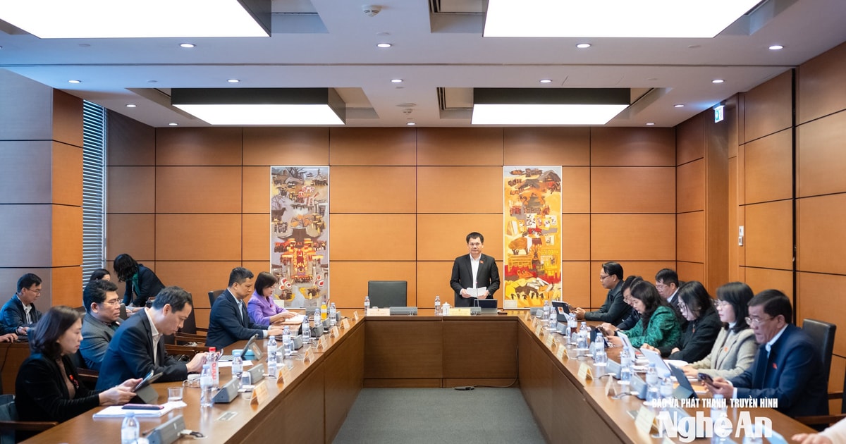 Đại biểu Quốc hội đoàn Nghệ An thảo luận cơ chế, chính sách tháo gỡ khó khăn, vướng mắc thi hành Luật Đất đai