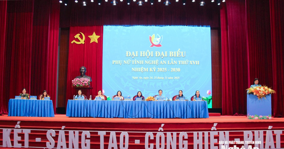 Phiên thứ nhất, Đại hội đại biểu phụ nữ Nghệ An lần thứ XVII, nhiệm kỳ 2025 - 2030