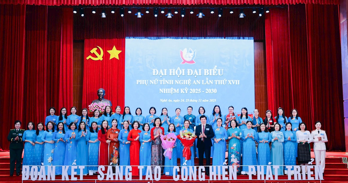 Đồng chí Hoàng Thị Thu Hiền tái giữ chức Chủ tịch Hội LHPN tỉnh Nghệ An khoá XVII, nhiệm kỳ 2025 – 2030