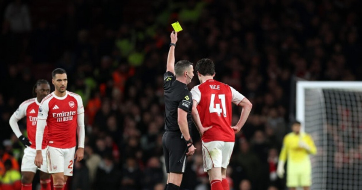 Declan Rice has played 12 Premier League matches without receiving any ...