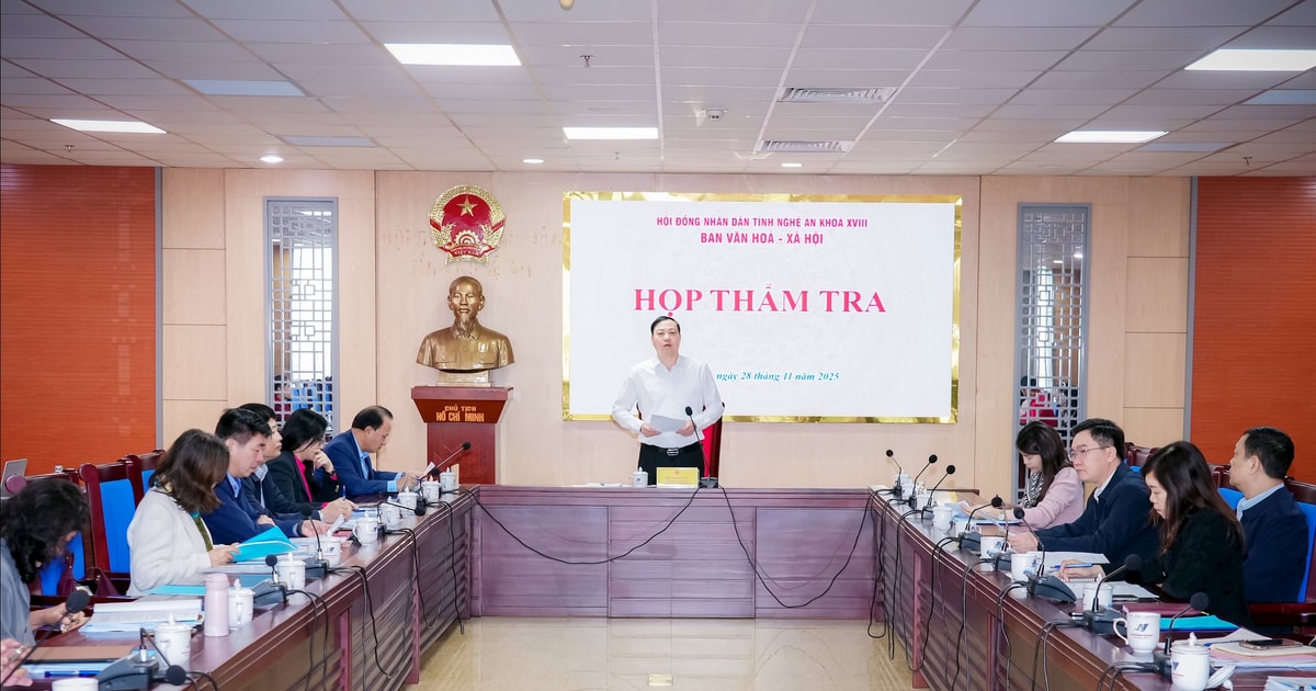 Ban Văn hóa - Xã hội, HĐND tỉnh thẩm tra các báo cáo, dự thảo nghị quyết trình kỳ họp cuối năm