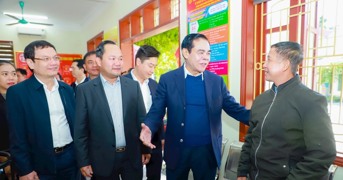 Chủ tịch UBND tỉnh Nghệ An Võ Trọng Hải làm việc với 9 xã thuộc địa bàn Tương Dương cũ