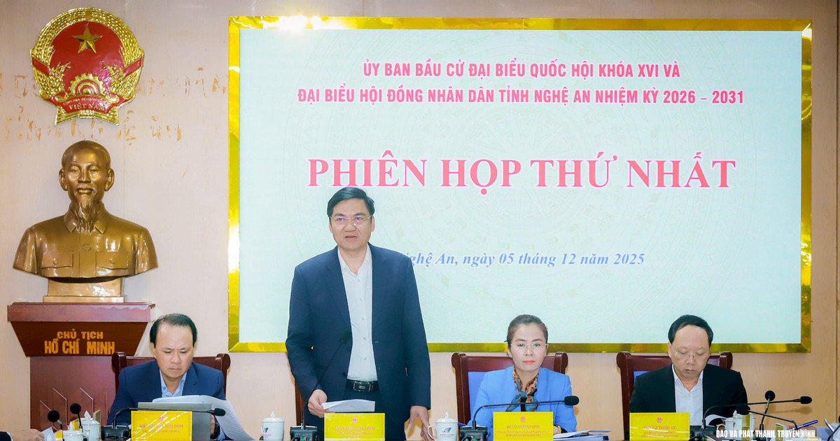Nghệ An kiện toàn Ủy ban bầu cử đại biểu Quốc hội khóa XVI và đại biểu HĐND tỉnh nhiệm kỳ 2026 - 2031