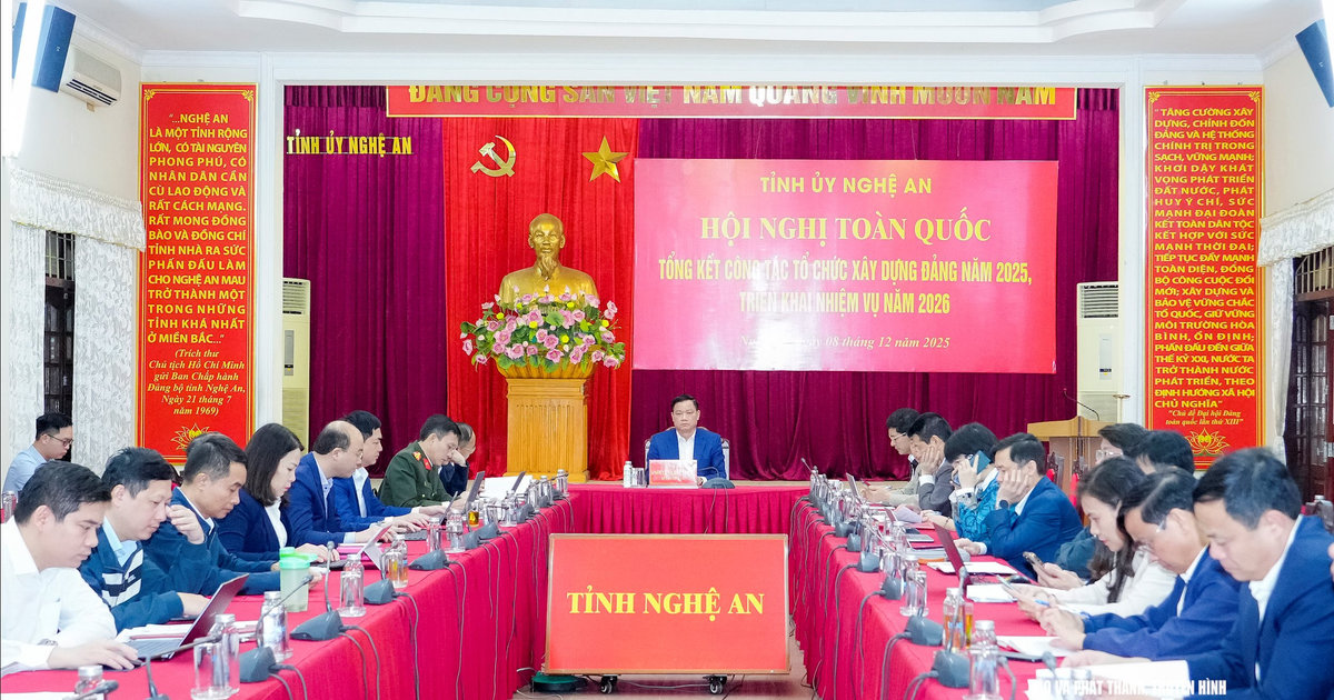 Hội nghị tổng kết công tác tổ chức xây dựng Đảng năm 2025, triển khai nhiệm vụ năm 2026