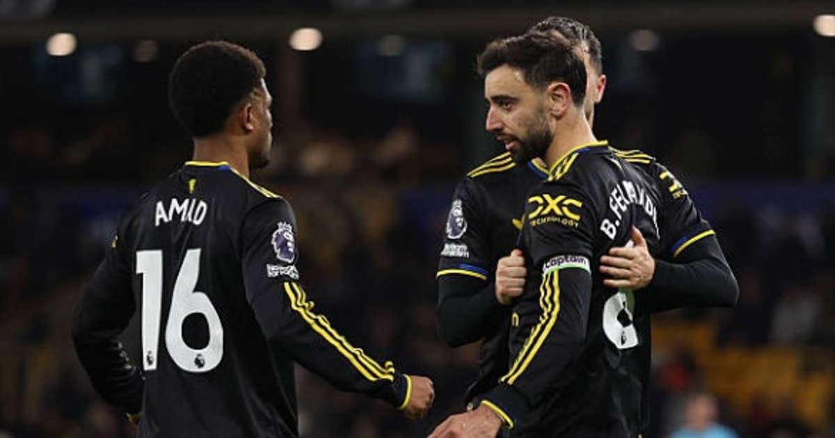 Wolves đấu với Man Utd 경기 사진