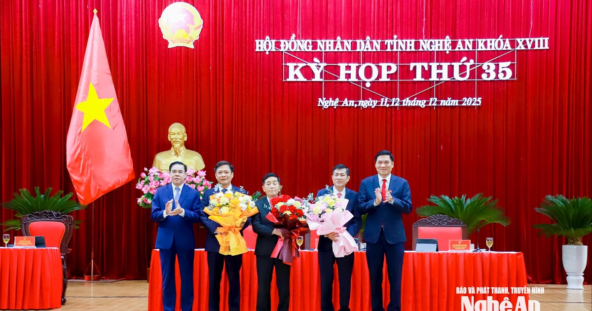 Đồng chí Thái Văn Thành được bầu giữ chức Phó Chủ tịch UBND tỉnh Nghệ An