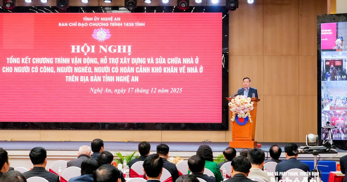 Nghệ An tổng kết Chương trình vận động, hỗ trợ xây dựng nhà ở cho người có công, người nghèo, người có hoàn cảnh khó khăn về nhà ở