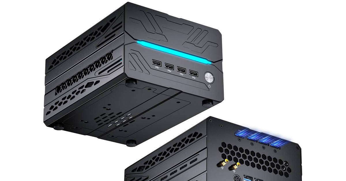 MV10：迷你电脑机身内蕴藏酷睿 i9 和 RTX 5060 Ti 的强大性能。