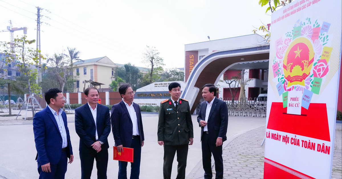 Đoàn kiểm tra số 11 kiểm tra công tác chuẩn bị bầu cử tại các địa phương