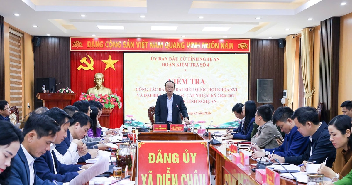 Phó Chủ tịch Thường trực UBND tỉnh Bùi Thanh An kiểm tra công tác bầu cử tại các địa phương