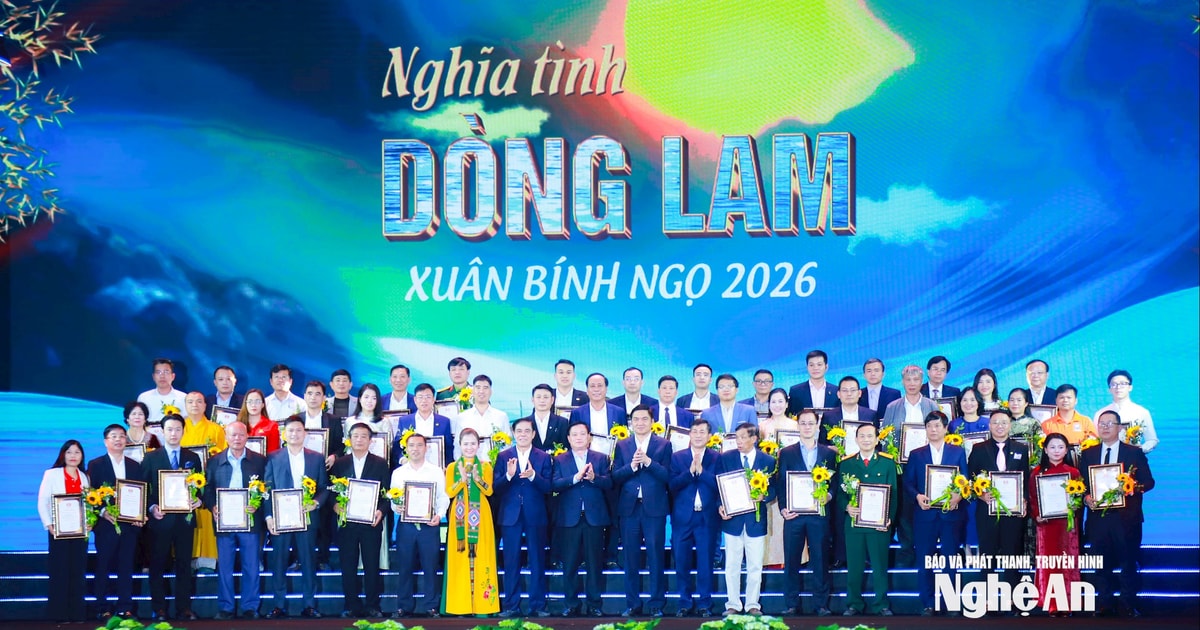 Nghệ An: Hơn 172 tỷ đồng ủng hộ Chương trình “Nghĩa tình dòng Lam - Xuân Bính Ngọ năm 2026”