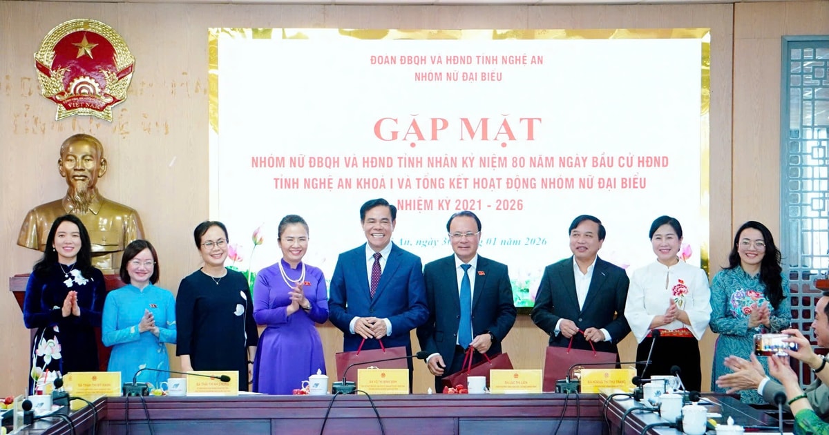 Nghệ An gặp mặt nữ đại biểu Quốc hội, Hội đồng nhân dân tỉnh, nữ lãnh đạo quản lý cấp tỉnh