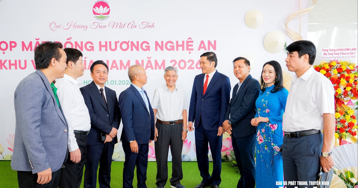 Lãnh đạo tỉnh gặp mặt Hội đồng hương Nghệ An khu vực phía Nam