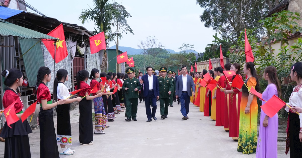 Chủ tịch UBND tỉnh Võ Trọng Hải dự Chương trình “Xuân biên phòng ấm lòng dân bản” tại xã Sơn Lâm