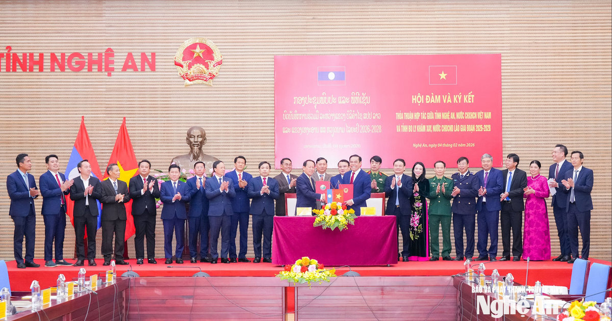 Hội đàm, ký kết thỏa thuận hợp tác giữa tỉnh Nghệ An và tỉnh Bo Ly Khăm Xay, nước CHDCND Lào