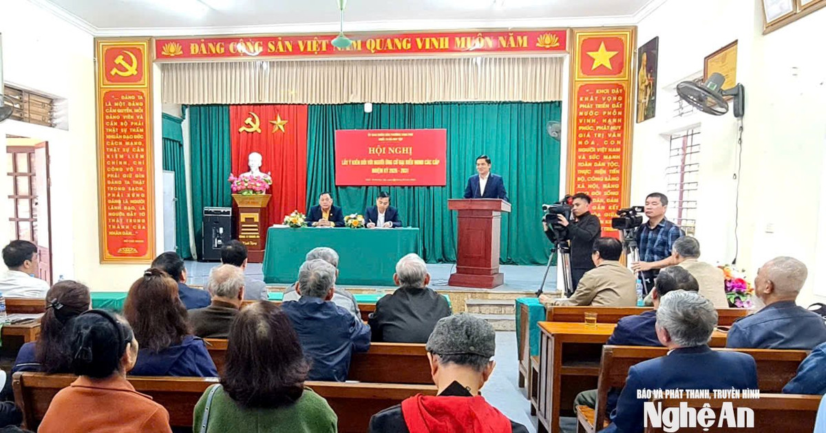 100% cử tri nơi cư trú tín nhiệm đồng chí Hoàng Nghĩa Hiếu ứng cử đại biểu HĐND tỉnh nhiệm kỳ 2026 - 2031