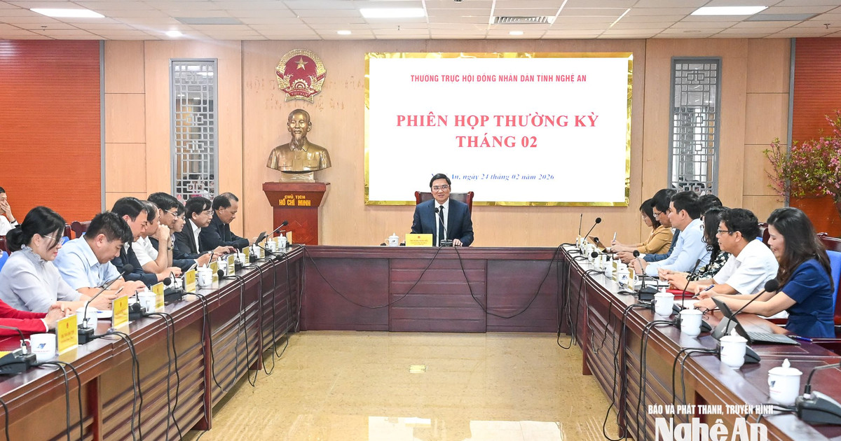 Thường trực HĐND tỉnh họp phiên thường kỳ tháng 2