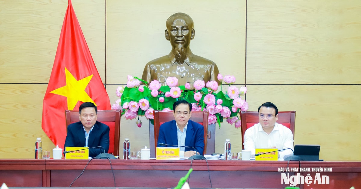 Nghệ An tham gia trực tuyến phiên họp Chính phủ thường kỳ tháng 2/2026