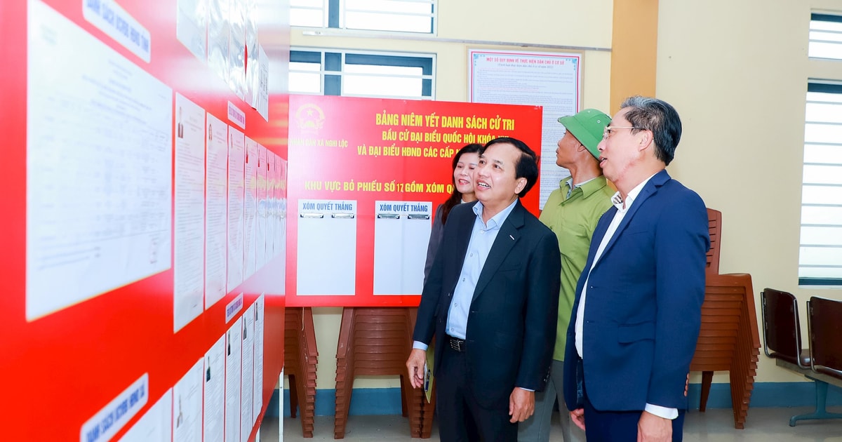 Rà soát, chốt danh sách cử tri sát thực tế trên địa bàn