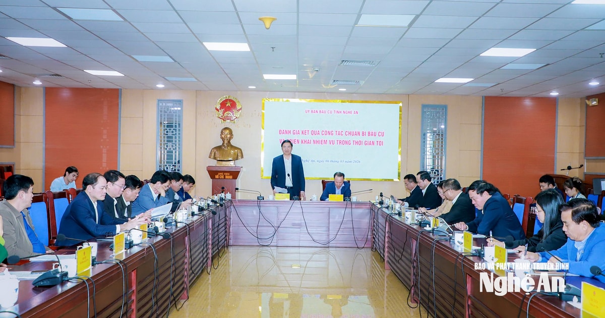 Ủy ban bầu cử tỉnh Nghệ An yêu cầu không để xảy ra tình trạng trùng lặp hoặc bỏ sót cử tri