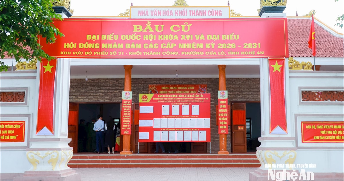 Nghệ An xác định khu vực bảo vệ tạm thời tại 3.123 điểm bỏ phiếu bầu cử