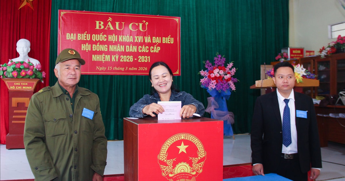 Nghệ An có tỷ lệ cử tri đi bầu cử đạt 99,86%