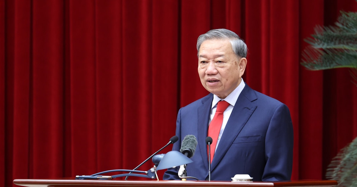 Phát biểu khai mạc của Tổng Bí thư Tô Lâm tại Hội nghị Trung ương lần thứ 2 khóa XIV