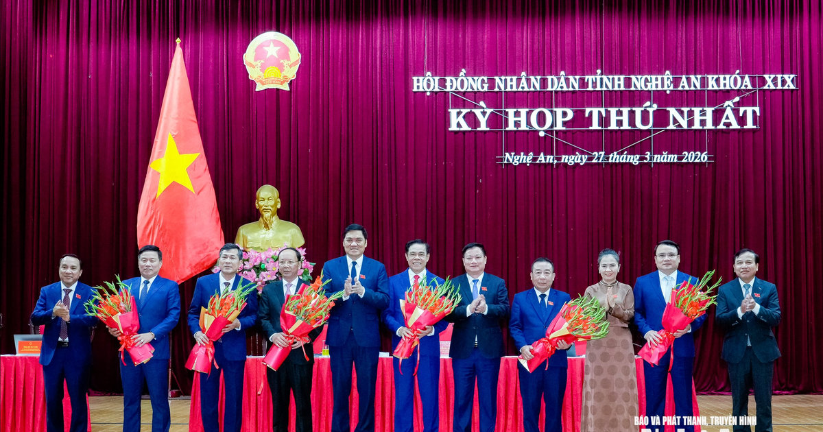 Thủ tướng phê chuẩn kết quả bầu chức vụ Chủ tịch và 5 Phó Chủ tịch UBND tỉnh Nghệ An nhiệm kỳ 2026 - 2031