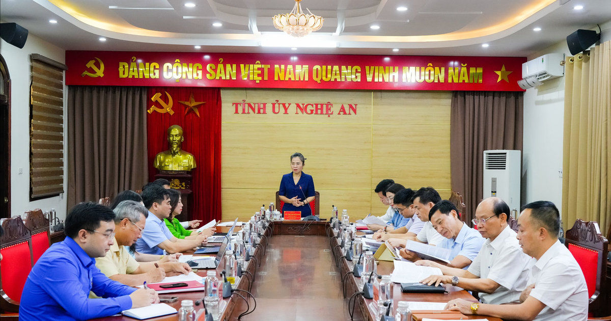 Thường trực Tỉnh ủy làm việc với Mặt trận Tổ quốc và các tổ chức chính trị - xã hội