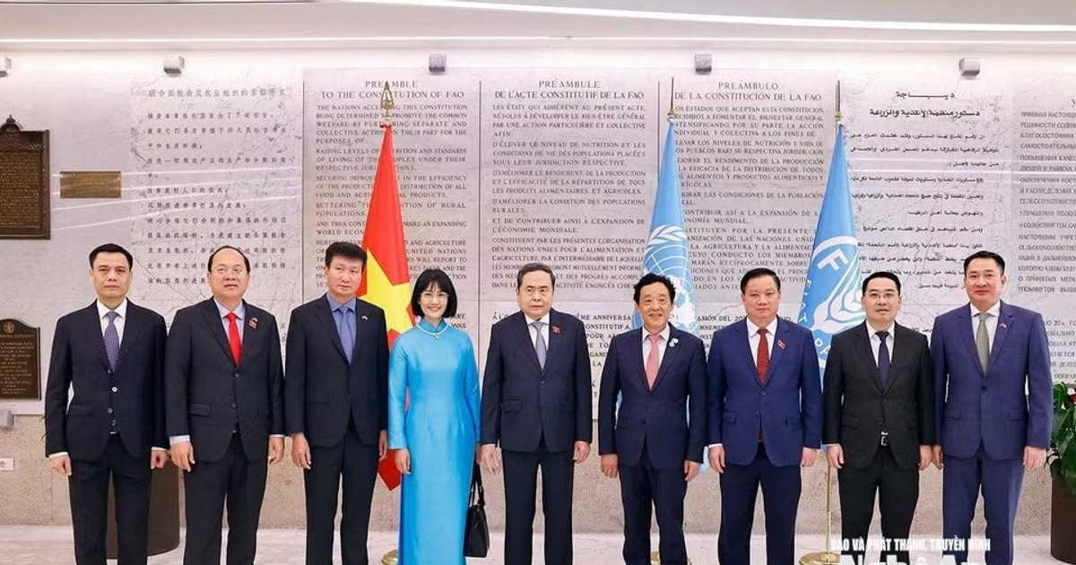 Chủ tịch Quốc hội Trần Thanh Mẫn gặp Tổng Giám đốc Tổ chức Nông nghiệp và Lương thực Liên hợp quốc
