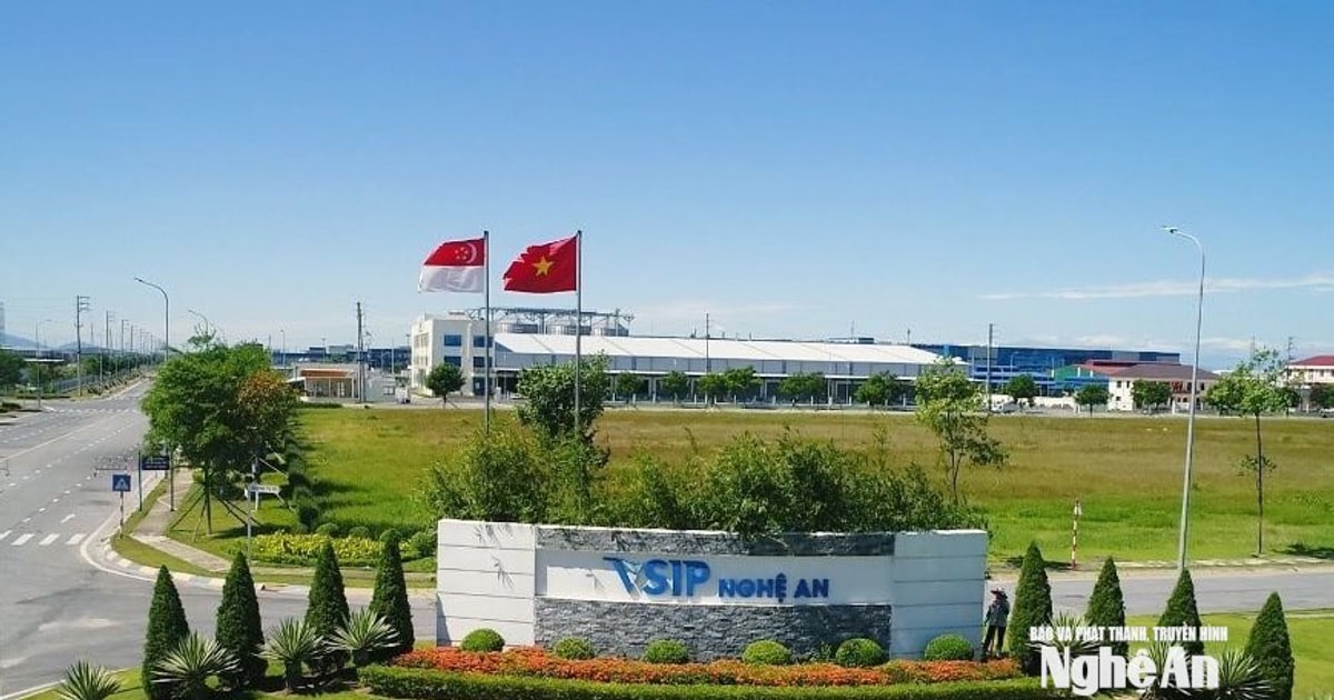 Nghệ An sẽ cấp phép đầu tư KCN VSIP 4 và VSIP 5 trong năm 2026