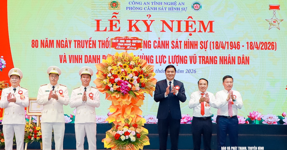 Kỷ niệm 80 năm Ngày truyền thống lực lượng Cảnh sát hình sự và vinh danh đơn vị Anh hùng Lực lượng vũ trang nhân dân