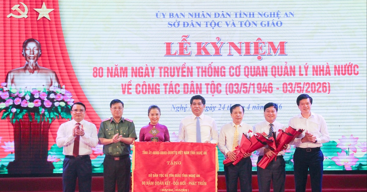 Sở Dân tộc và Tôn giáo Nghệ An kỷ niệm 80 năm Ngày truyền thống cơ quan quản lý Nhà nước về công tác dân tộc
