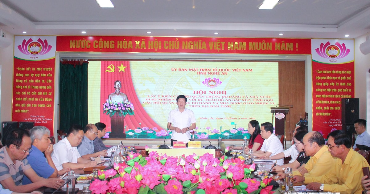 Góp ý Đề án sắp xếp, tinh gọn các Hội quần chúng do Đảng, Nhà nước giao nhiệm vụ