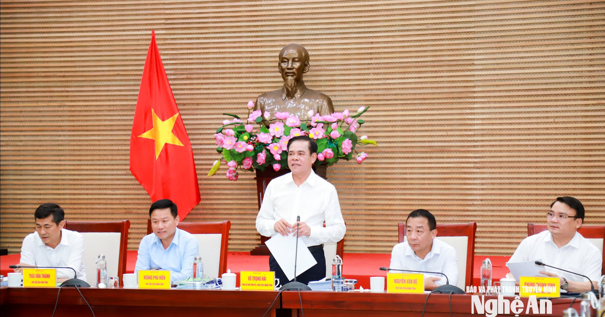 Chủ tịch UBND tỉnh Nghệ An chỉ đạo quyết liệt đẩy nhanh giải ngân vốn đầu tư công