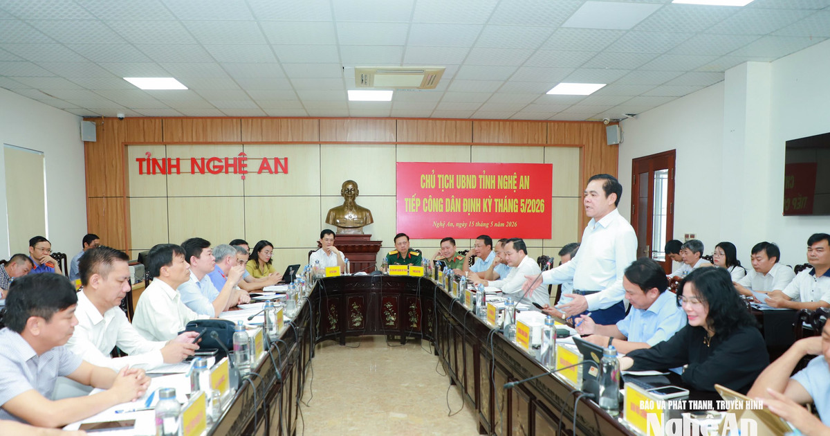 Chủ tịch UBND tỉnh Nghệ An Võ Trọng Hải tiếp công dân, chỉ đạo rà soát, xử lý nhiều vụ việc đất đai, quy hoạch