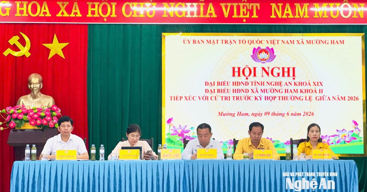 Đại biểu HĐND tỉnh tiếp xúc cử tri tại các địa phương trước kỳ họp thường lệ giữa năm 2026