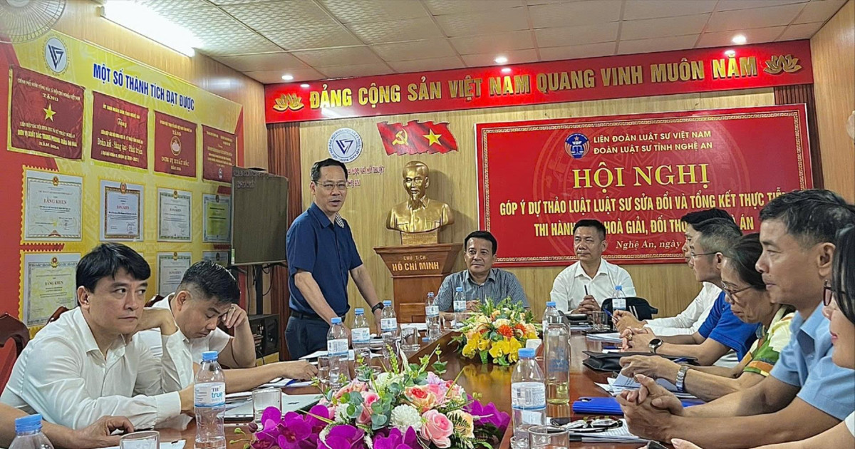 Đoàn Luật sư Nghệ An góp ý dự thảo Luật Luật sư (sửa đổi)