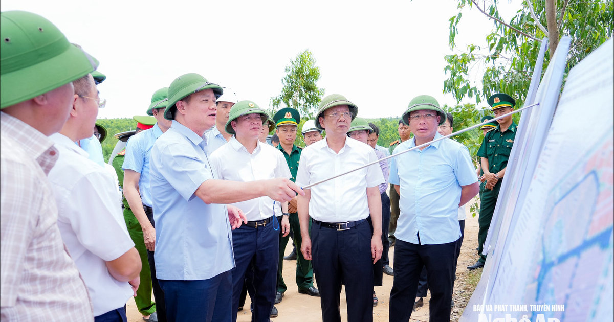 Bí thư Tỉnh uỷ Nguyễn Khắc Thận kiểm tra tình hình triển khai các dự án trọng điểm