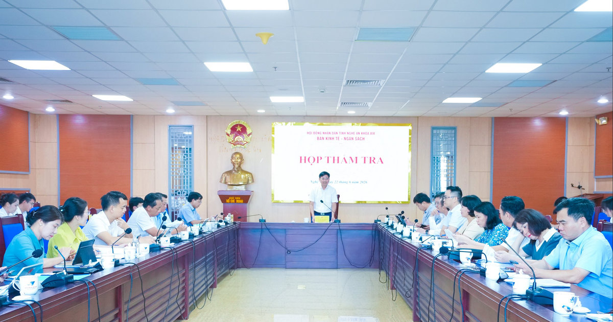 Ban Kinh tế - Ngân sách HĐND tỉnh thẩm tra dự thảo nghị quyết điều chỉnh quy hoạch tỉnh Nghệ An