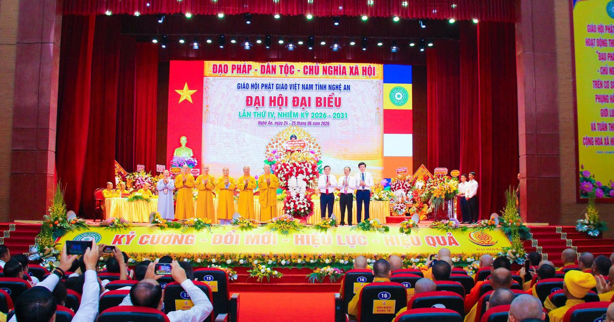 Đại hội đại biểu Phật giáo tỉnh Nghệ An lần thứ IV, nhiệm kỳ 2026 - 2031