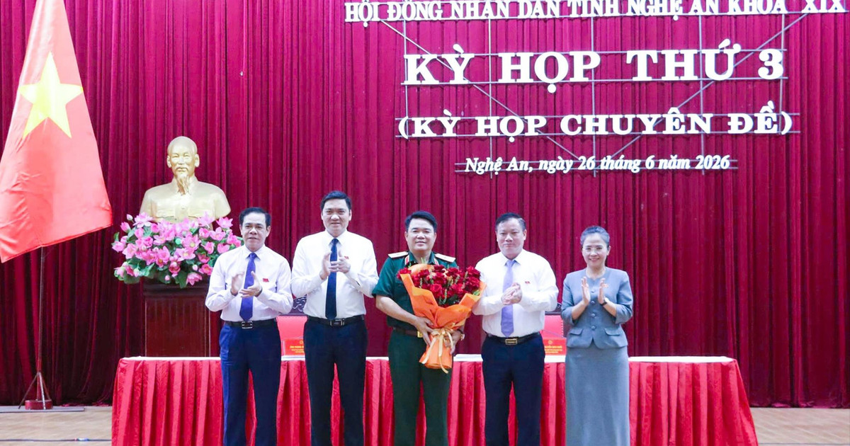 HĐND tỉnh Nghệ An bầu bổ sung Ủy viên UBND tỉnh, nhiệm kỳ 2026 - 2031