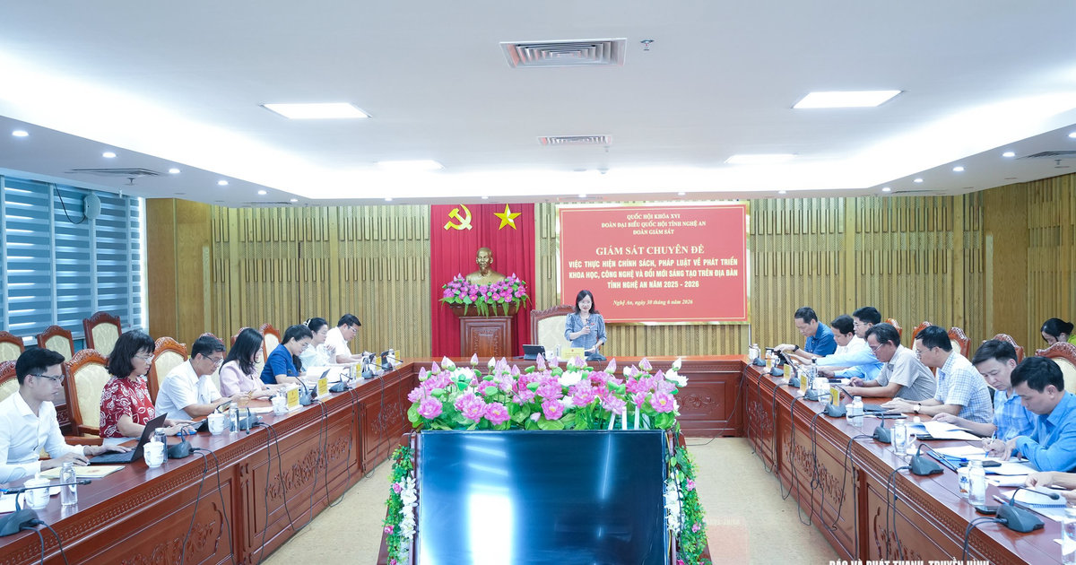 Đoàn Đại biểu Quốc hội tỉnh giám sát việc thực hiện chính sách về khoa học, công nghệ và đổi mới sáng tạo tại Ban Quản lý Khu Kinh tế Đông Nam