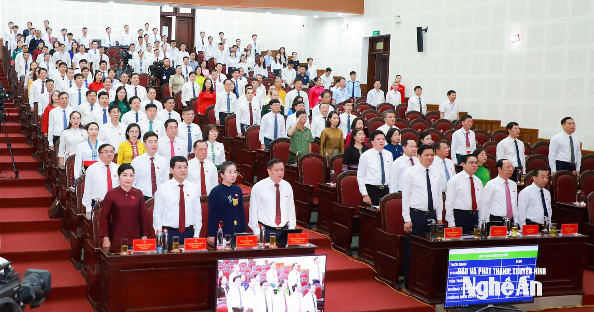 Khai mạc Kỳ họp thứ 4, HĐND tỉnh Nghệ An khóa XIX, nhiệm kỳ 2026-2031