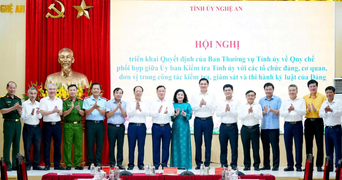 Nghệ An triển khai Quy chế phối hợp trong công tác kiểm tra, giám sát và thi hành kỷ luật Đảng